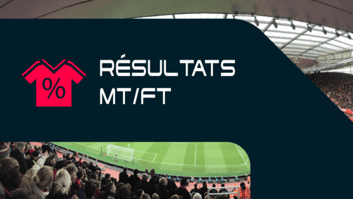 Statistiques des résultats de la première et de la seconde mi-temps