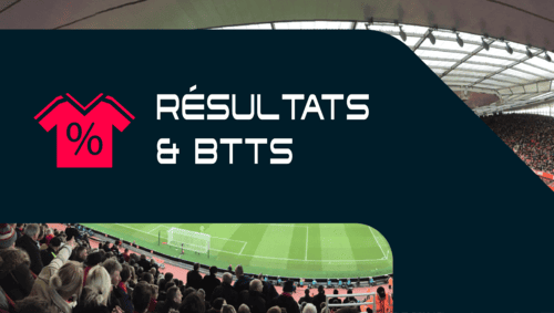 Statistiques des matchs où les deux équipes marquent