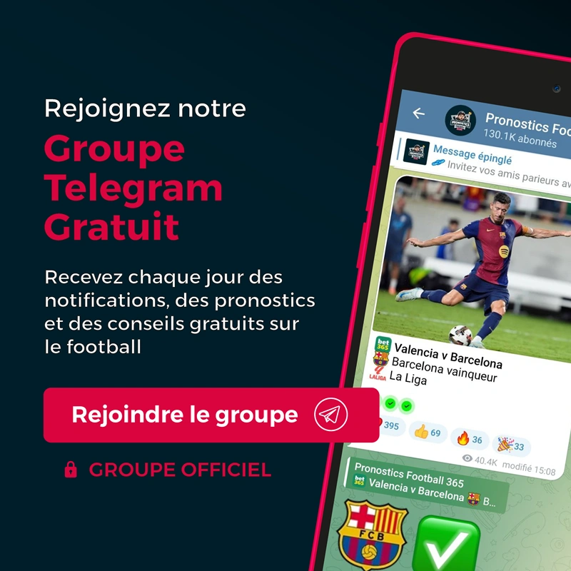 Groupe Telegram pour les paris sur le football